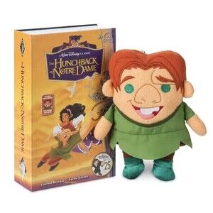 Disney Parks LE Hunchback of Notre Dame Quasimodo VHS Plush  Sealed, New